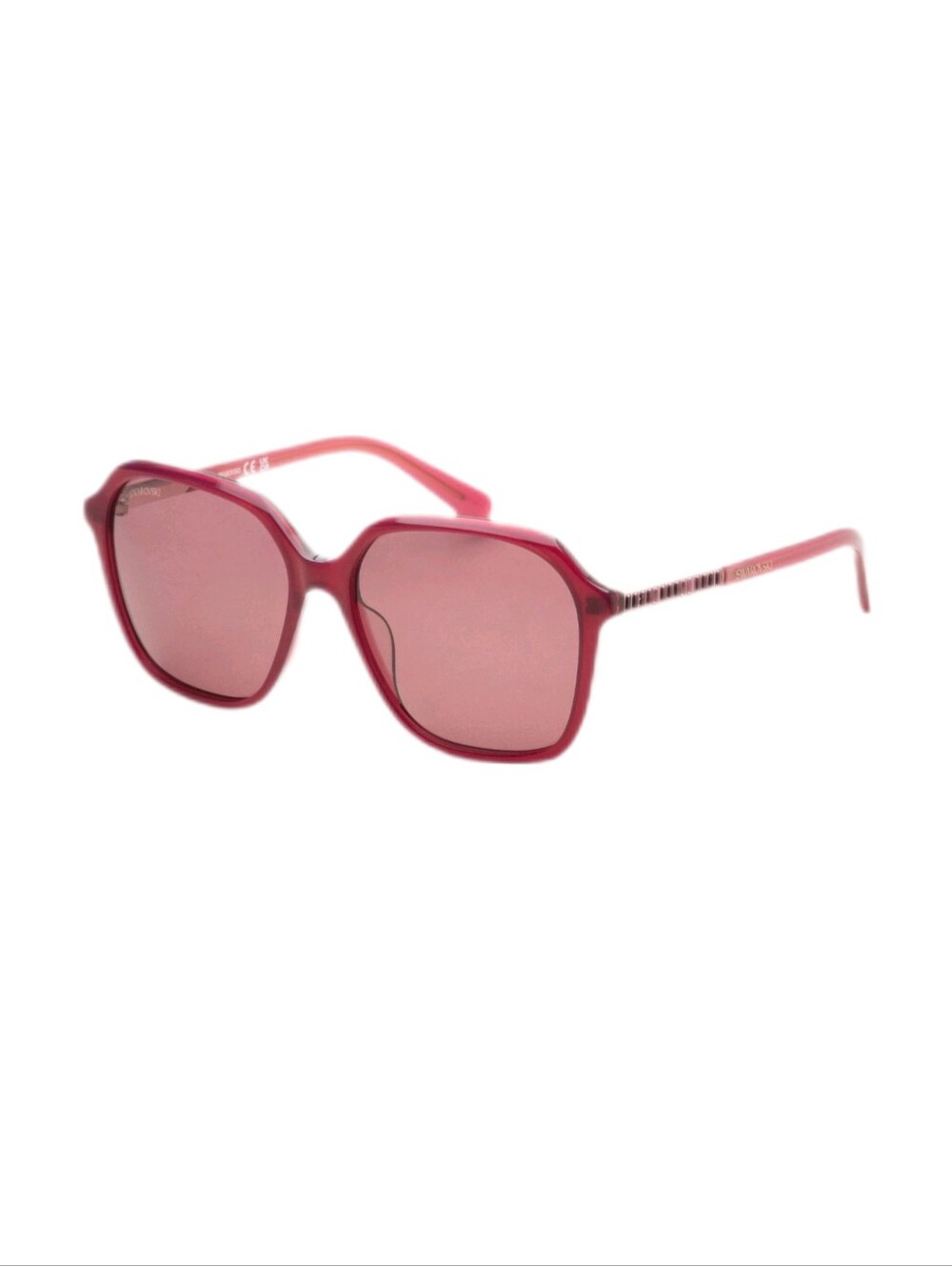 Swarovski Women's Red Rhinestone Fashion Sunglasses Shades